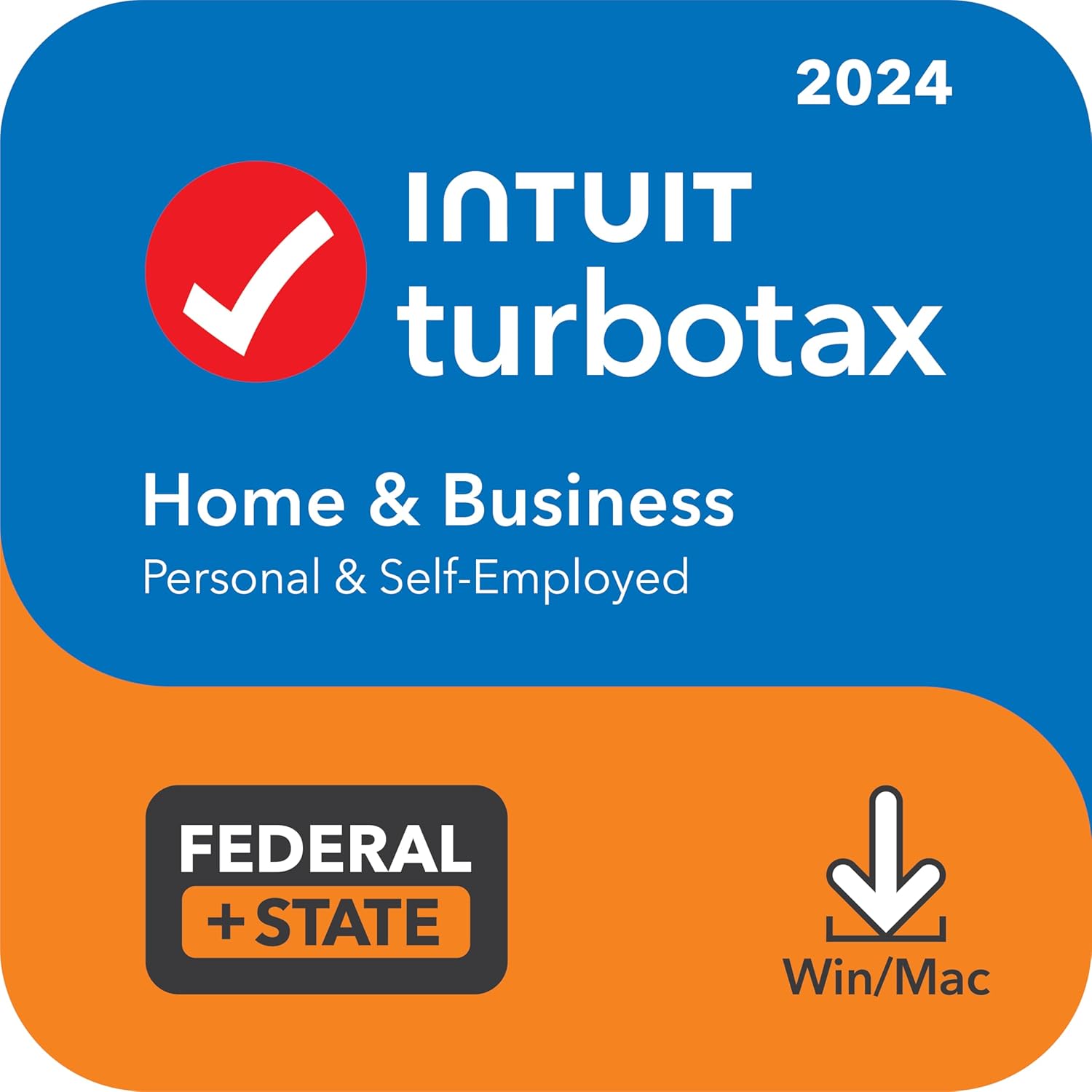 OLD VERSION TurboTax Home & Business 2024 Tax Software, Federal & State Tax Return PC/MAC Download