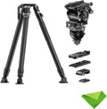 YC Onion Pineta Peak Carbon Fiber Tripod with Cedar CB7 Professional Version Counterbalanced Fluid, 75mm Bowl Head, Adjustable Legs, One Step Release Travel Camera Tripod for Mirrorless, DSLR Cameras