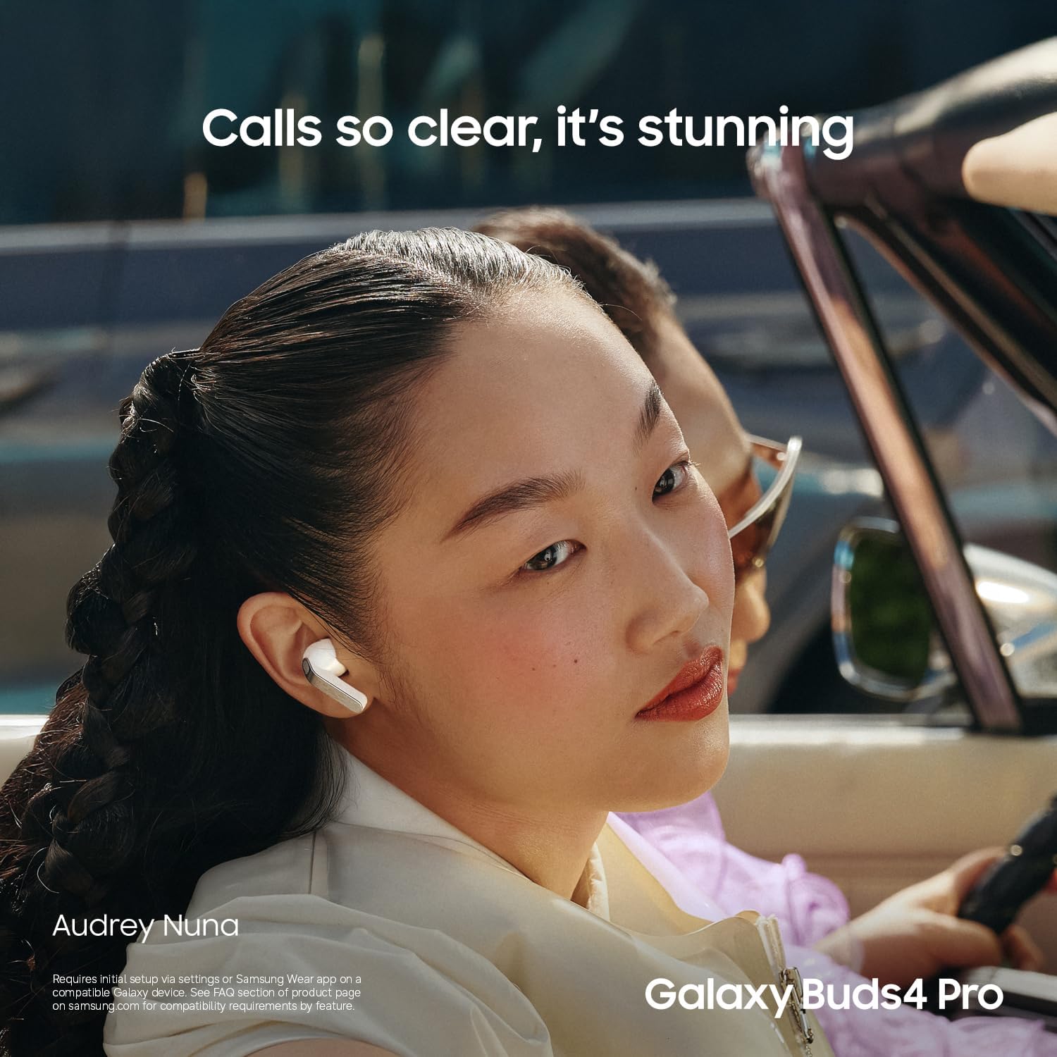 Samsung Galaxy Buds 4 Pro (2026) AI True Wireless Bluetooth Earbuds, Hi-Res Audio, 2-Way Speaker, ANC 2.0, Optimized Comfort, IP57, Live Translation, Black US Version, 2 Yr Warranty