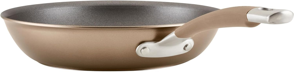 Circulon Premier Professional Hard Anodized Nonstick Cookware Induction Pots and Pans Set Nonstick, Home Essentials, 12-Piece, Bronze