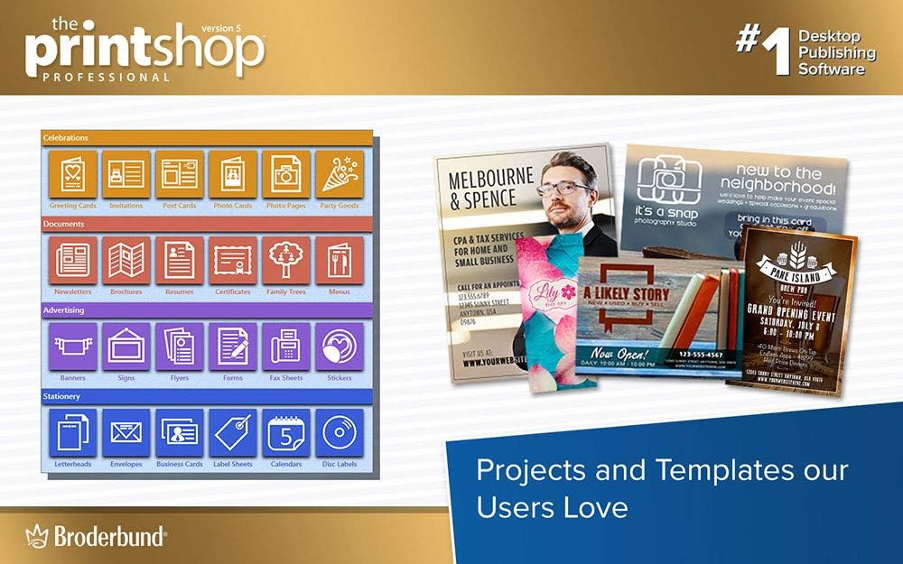 The Print Shop 5.0 Professional - Impressive Design Projects Made Easy PC Download