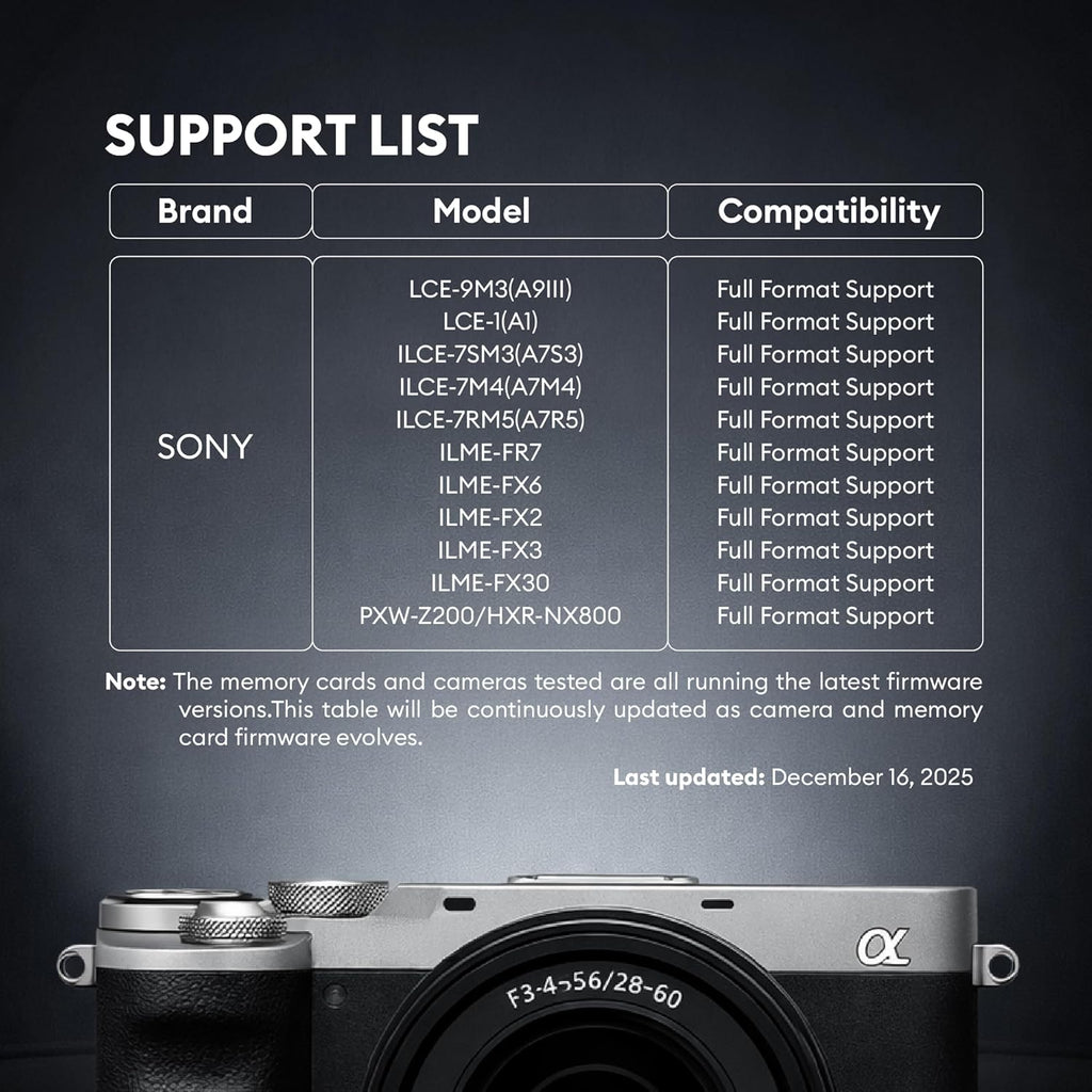 Gold II 512GB CFexpress 4.0 Type A Card VPG800 Certified Sustained Read 1780MB/s & Write 860MB/s for Photographers & Videographers - Sony Alpha FX RAW 8K/12K Video
