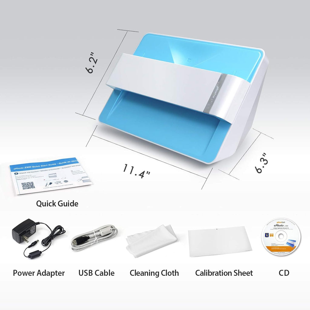 Plustek Photo Scanner Z300 + Carrying Bag