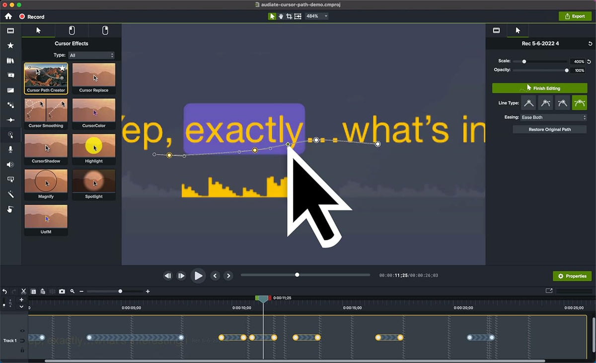 Camtasia 2024 - Video Editor & Screen Recorder PC/Mac Online Code