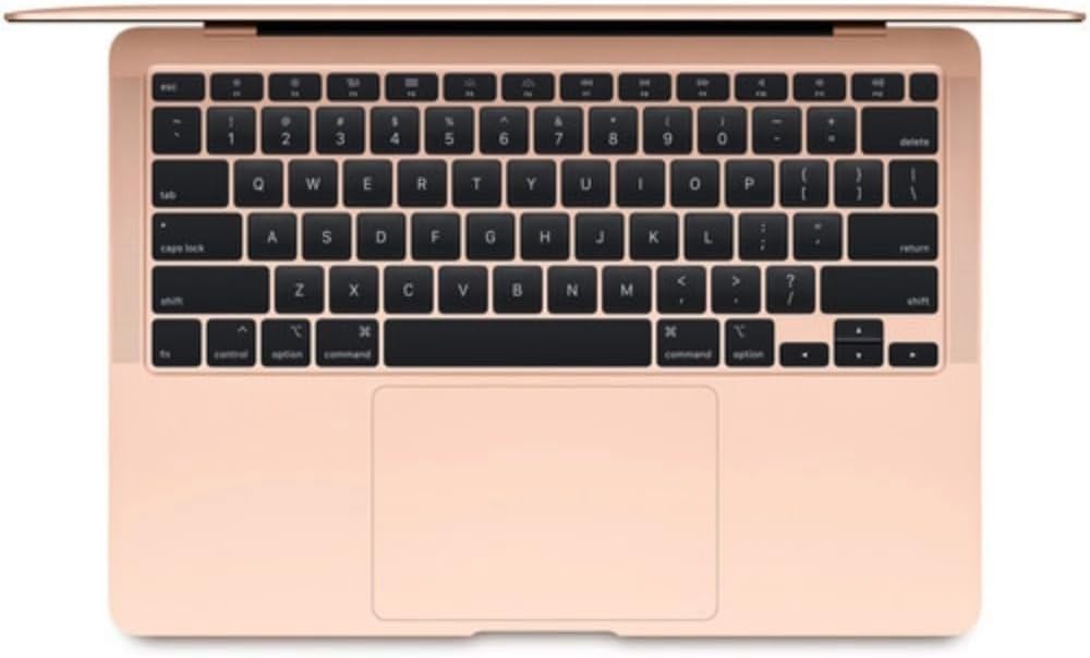 Apple MacBook Air 2020 13.3-inch (Intel Core i7, 8GB RAM, 512GB SSD Storage) - Gold (Renewed)