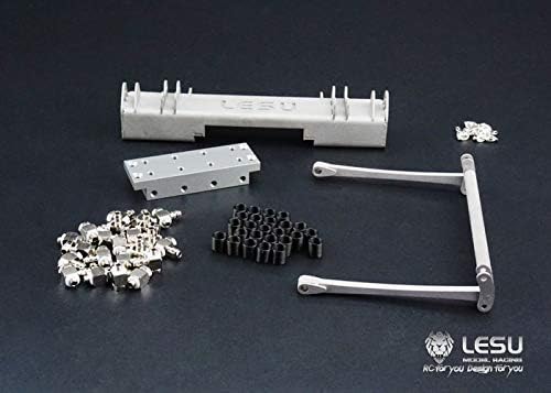 Lesu Metal Hydraulic Tail Plate Lifting Board Wagon Rc Truck 1/14 Tmy