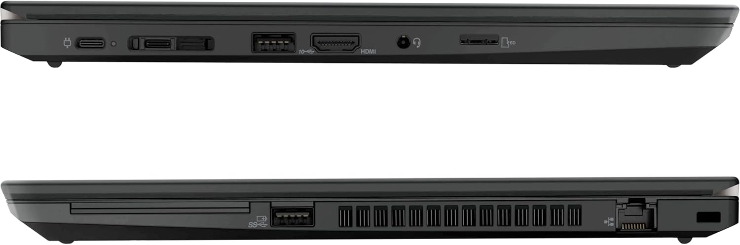 Lenovo Thinkpad T14 (Gen 1) 14" Laptop, i5 10310U 1.7Ghz, 16GB DDR4, 512GB NVMe SSD, 1080p Full HD, Thunderbolt 3, HDMI, Webcam, Windows 11 Pro (Renewed)