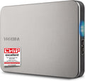 Toshiba Canvio Flex 1TB – Portable 2.5'' External Hard Drive (HDD) for Mac, Windows PC, Smartphone and Tablet Use, Compatible with Most USB-C and USB-A Devices, Warm Silver (HDTX210ESCAA)