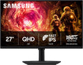Samsung 27” Odyssey G5 G50F QHD Resolution Gaming Monitor, 180Hz Refresh Rate, Fast IPS Panel, HDR10, NVIDIA G-Sync Compatible, 1ms Response Time (GtG), AMD FreeSync™, Adjustable Stand, LS27FG502ENXZA