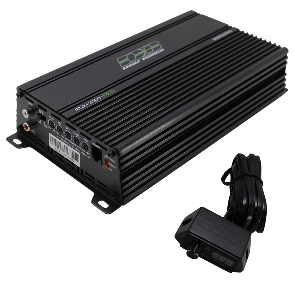 2000W RMS Monoblock Amplifier, Deaf Bonce Apocalypse ATOM PRO 2000.1