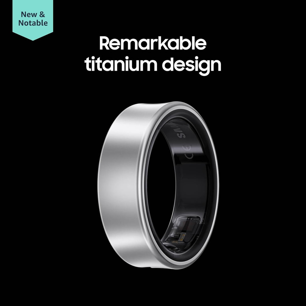 SAMSUNG Galaxy Ring, AI Smart Ring, Size First w/Sizing Kit, No App Subscription, Fitness Monitor, Sleep Tracker, Up to 7-Day Battery, Size 11, Titanium Black US Version, 1Yr Manufacturer Warranty