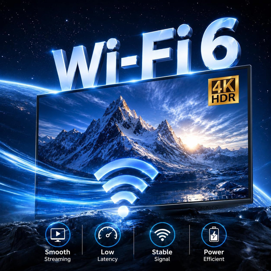 EZCast Ultra U2 4K Wireless Display Adapter – WiFi 6, HDR, DLNA AirPlay Miracast, Screen Mirror & Extend for PC, Laptop, iOS & Android