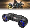 KEMIMOTO ATV Speaker 6.5 Inch Bluetooth-connectivity ATV UTV Sound Bar w/ 20 RGB Light Modes, 2X Full Range Speakers 2X Tweeters Boat Sound System Compatible with Polaris Sportman Fourtrax Can Am