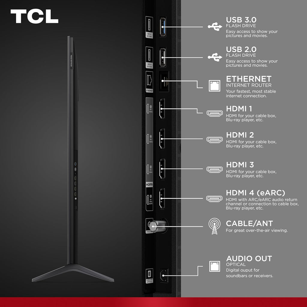 TCL Amazon Exclusive 55 Inch Class QM64L Series | Mini LED QLED 4K HDR Smart Fire TV | 55QM64L, 2026 Model | 120Hz-144Hz High Brightness, Dolby Atmos, Alexa+ Voice Remote AI Streaming Television