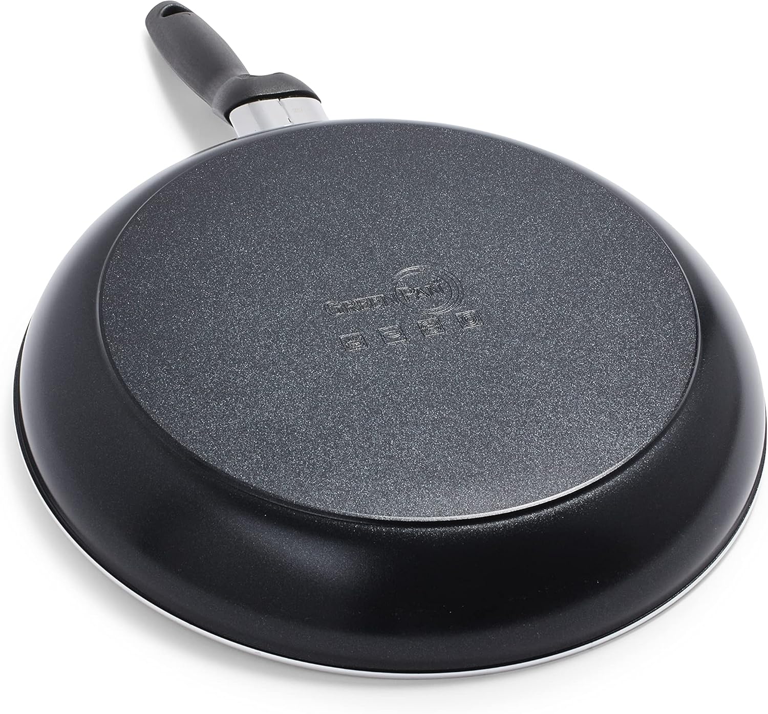 GreenPan Rio 16 Piece Cookware Pots and Pans Set, Hard Anodized Healthy Ceramic Nonstick PFAS-Free, Bakelite Handles, Frypans, Saucepan, Saute Pan, Stock Pot, Kitchen Tools, Dishwasher Safe, Black