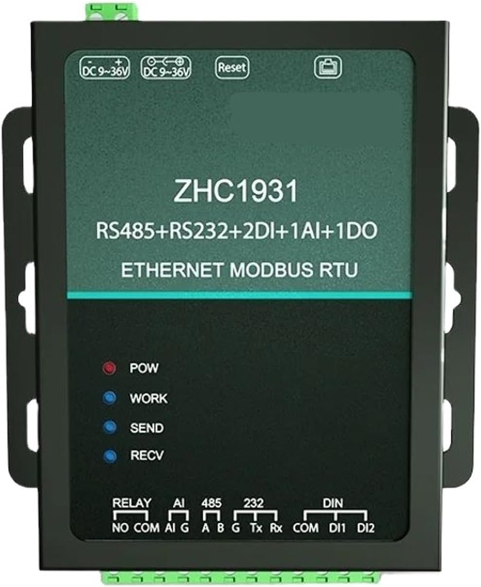 RS485/232/AI/DI to Ethernet Gateway with RS485 RJ45 Modbus Converter Communication & Networking Product Support MQTT HTTP