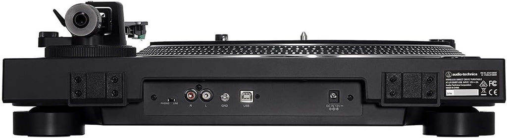 Audio-Technica AT-LP120XBT-USB-BK Wireless Direct-Drive Turntable (Analog, Wireless & USB), Fully Manual, 3 Speed, Convert Vinyl to Digital, Built-in Pre-Amp, Black
