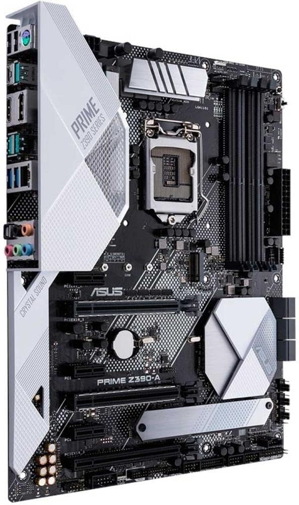 Asus Prime Z390-A Motherboard LGA1151 (Intel 8th and 9th Gen) ATX DDR4 DP HDMI M.2 USB 3.1 Gen2 Gigabit LAN