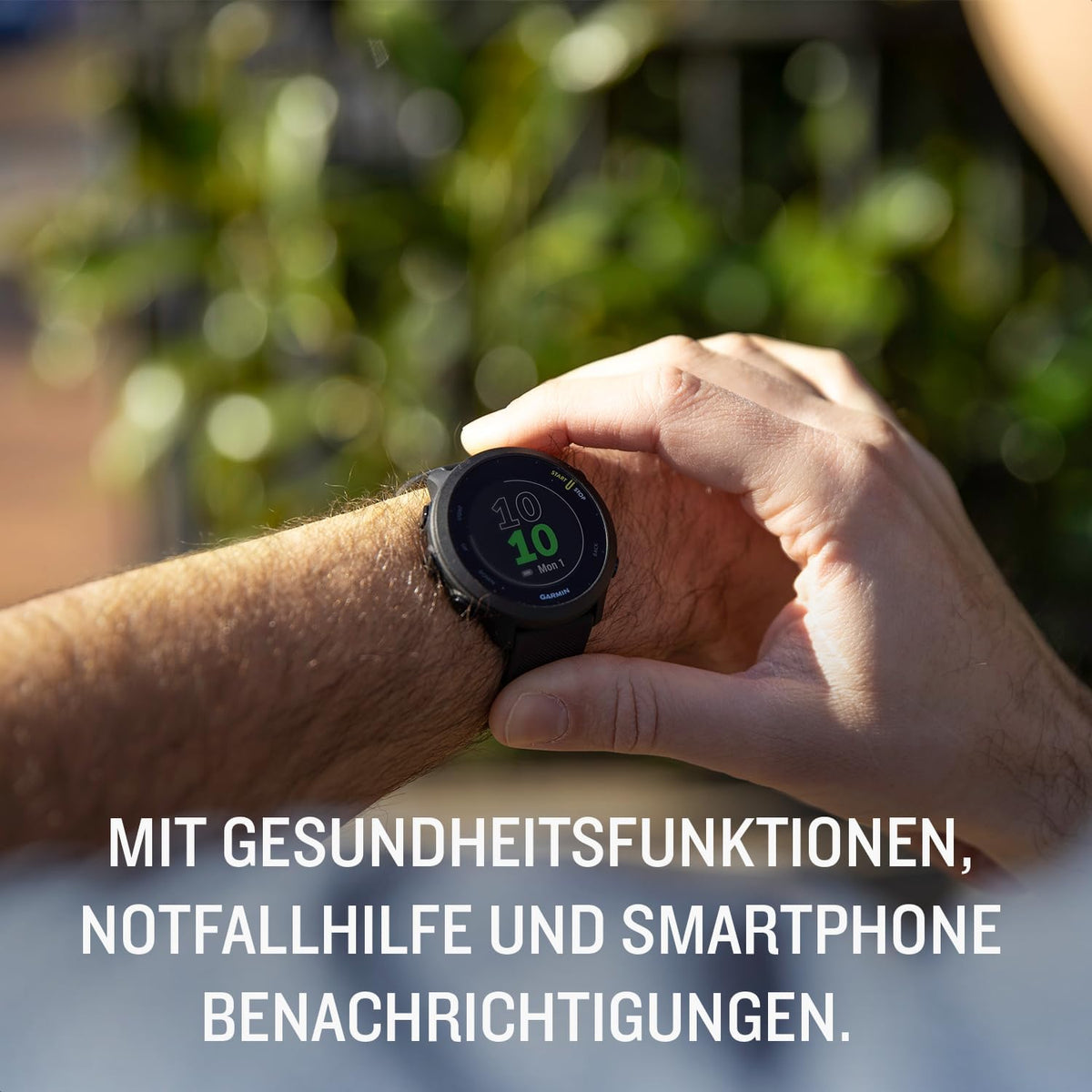 Garmin Forerunner 55 GPS Running Smartwatch, Black