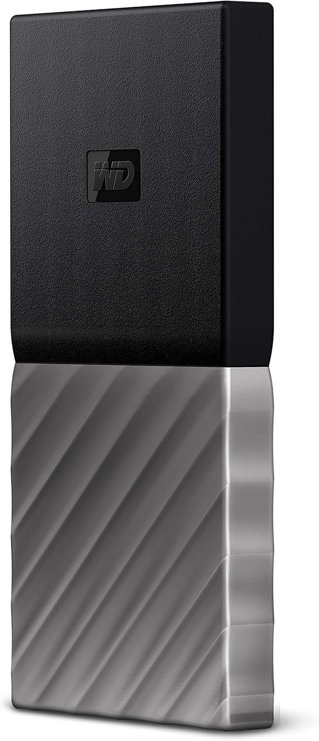 WD 512GB My Passport SSD Portable Storage - USB 3.1 - Black-Gray - WDBKVX5120PSL-WESN