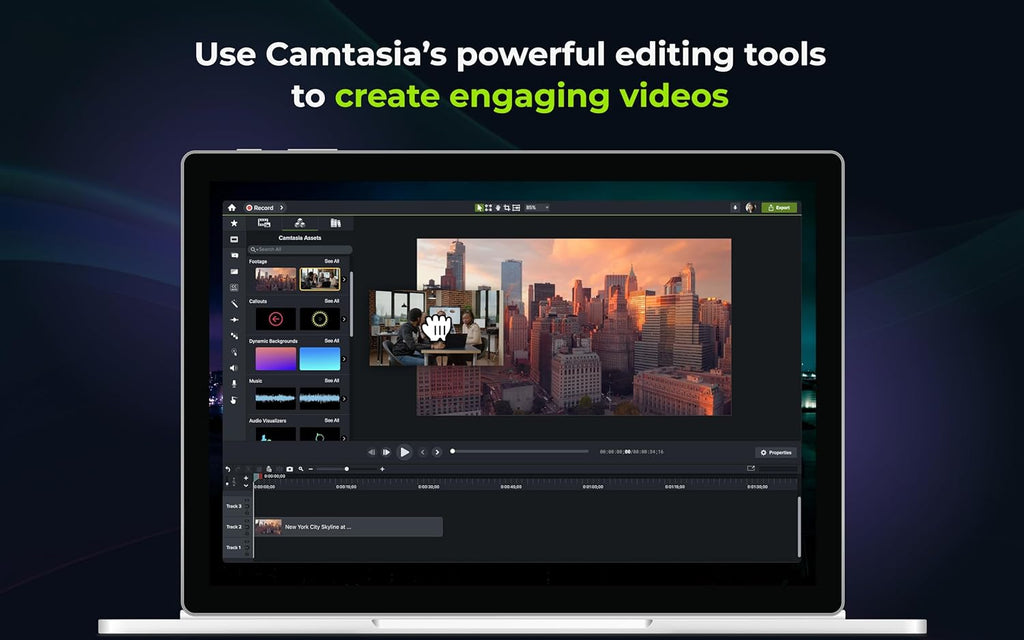 Camtasia 2024 - Video Editor & Screen Recorder PC/Mac Online Code