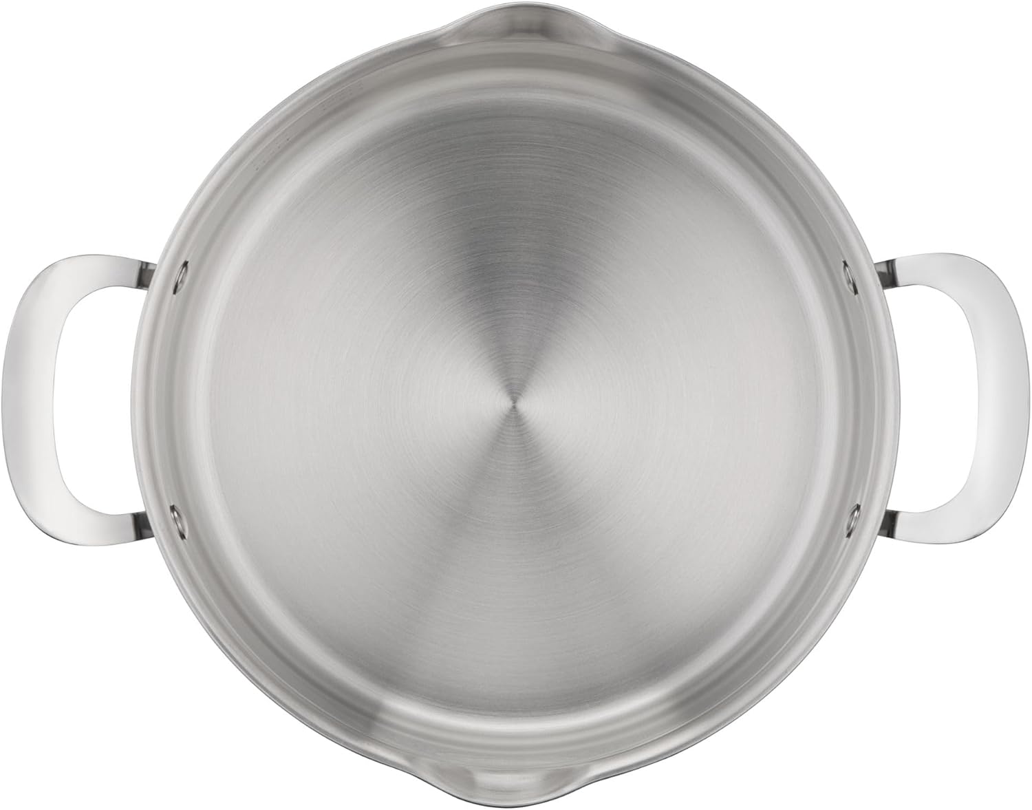 Jamie Oliver by T-fal Cook Smart 10-Piece Cookware Set, Uncoated Stainless Steel, Robust, Fast Heating, Even Cooking, Riveted Handle, Induction safe, Oven and dishwasher safe