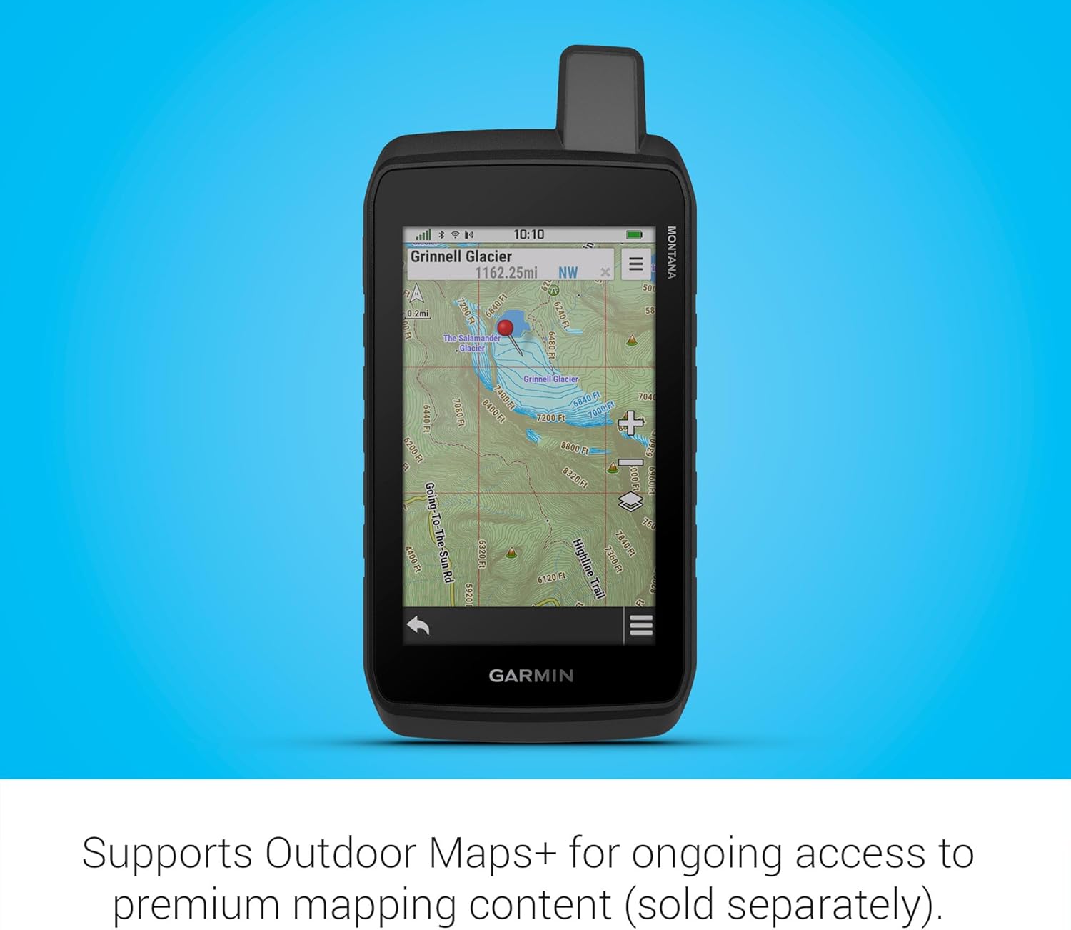 Garmin Montana® 710, Rugged GPS Handheld Navigator with Large 5-inch Glove-Friendly Touchscreen, Satellite Imagery and Maps for Routing on Roads and Trails