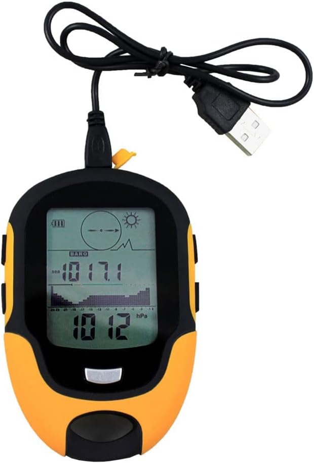 Handheld GPS Navigation Tracker Locator Receiver Portable Digital Altimeter Barometer Compass