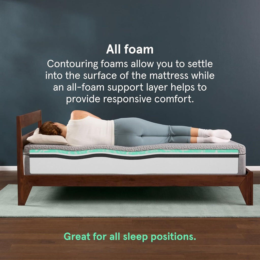 Tuft & Needle - New Mint Medium Gel Foam Twin XL Mattress - Enhanced Cooling, Responsive Comfort, Pressure Relief and Support, CertiPUR-US, 100-Night Trial, and 10 Year Limited Warranty