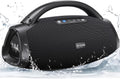 330W PEAK Loudest Boom Box, 7.5" Subwoofer/2.1Ch/IPX7 Waterproof, 200W RMS Party Large Bluetooth Speaker Wireless with 2 Woofers/DSP/BT5.4/APP/Fast Charge/OTG/AUX/Guitar-in, Massive Bass for Outdoors