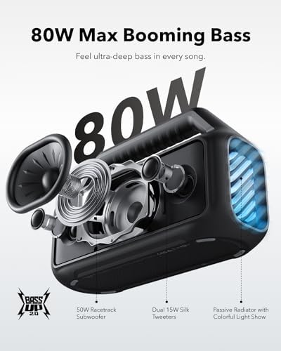 Soundcore Boom 2 Outdoor Speaker Boom Go 3i Portable Bluetooth Speaker by Anker (Bundle)
