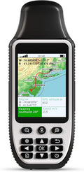 S190 Handheld GPS Navigator, Rugged Handheld GPS for Hiking with 3-Axis Compass, 3.2" Color Display, Handheld GPS with Preloaded USA Topo Maps, 64GB Memory and Extra Battery Life
