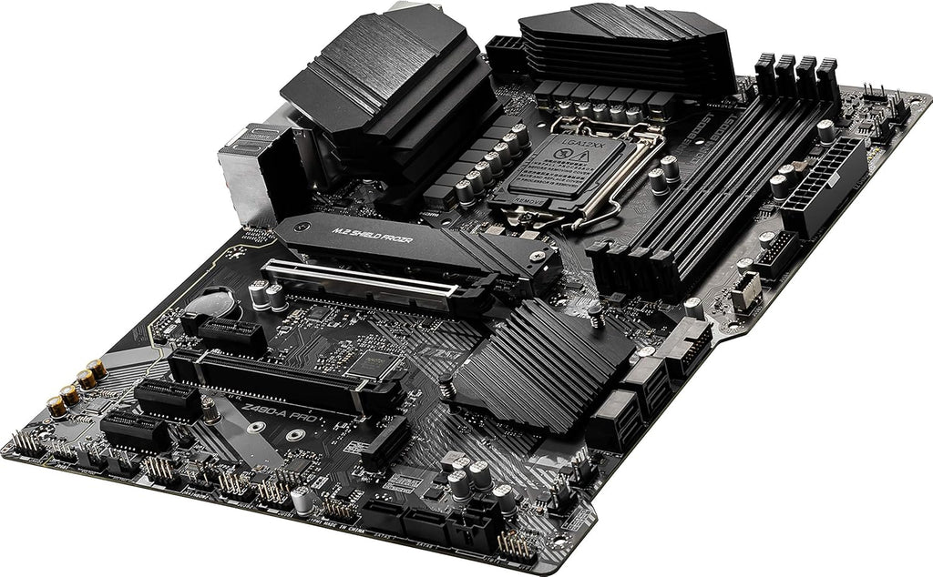 MSI Z490-A PRO ProSeries ATX Motherboard (10th Gen Intel Core, LGA 1200 Socket, DDR4, Dual M.2 Slots, USB 3.2 Gen 2, 2.5G LAN, DP/HDMI)