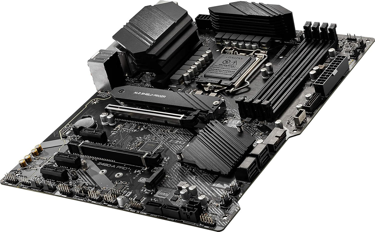 MSI Z490-A PRO ProSeries ATX Motherboard (10th Gen Intel Core, LGA 1200 Socket, DDR4, Dual M.2 Slots, USB 3.2 Gen 2, 2.5G LAN, DP/HDMI)