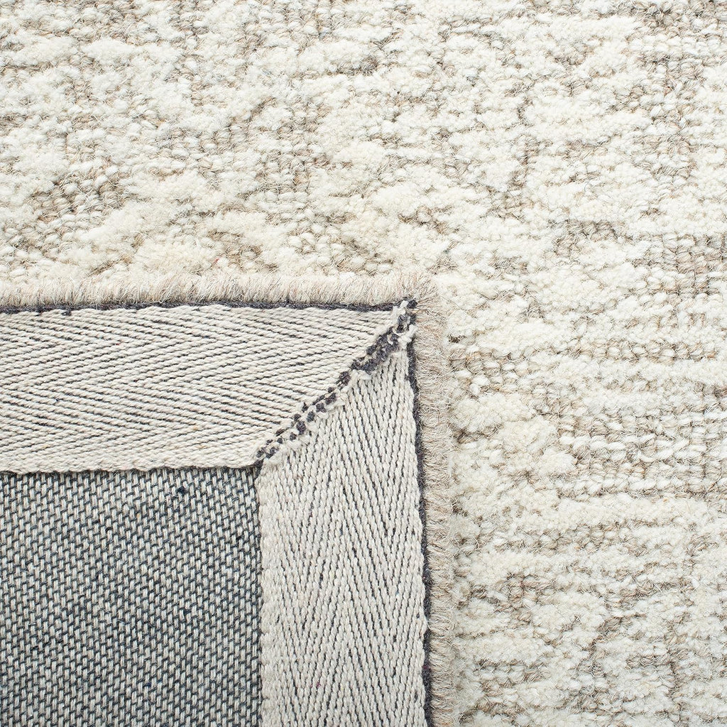 SAFAVIEH Area Rug 9x12 - Metro Collection - Large - Natural & Ivory, Handmade Wool, Ideal for Living Room, Bedroom, Dining Space (MET998A)