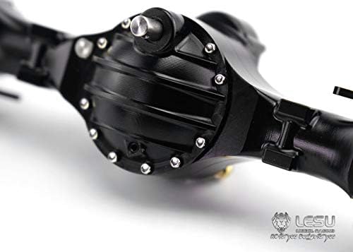 Lesu Metal Front Axle B Differential Lock Rc 1/14 Truck Tractor Tmy Model