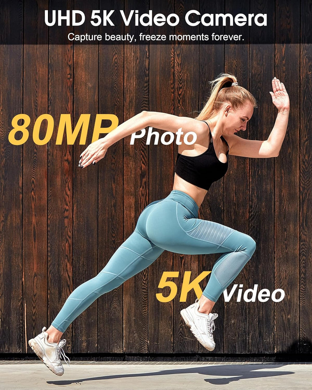 True 5K Digital Camera - 80MP WiFi Cameras for Photography - UHD Autofocus Vlogging Camera for YouTube 18X Zoom - One-Touch Macro Video Camara for Beginner with 4.0" Touch Screen, 32GB Card, Battery