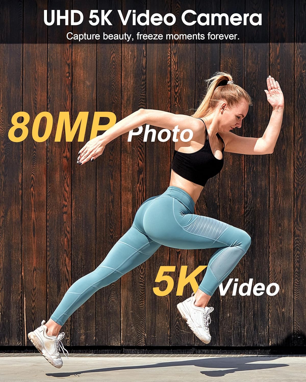 True 5K Digital Camera - 80MP WiFi Cameras for Photography - UHD Autofocus Vlogging Camera for YouTube 18X Zoom - One-Touch Macro Video Camara for Beginner with 4.0" Touch Screen, 32GB Card, Battery