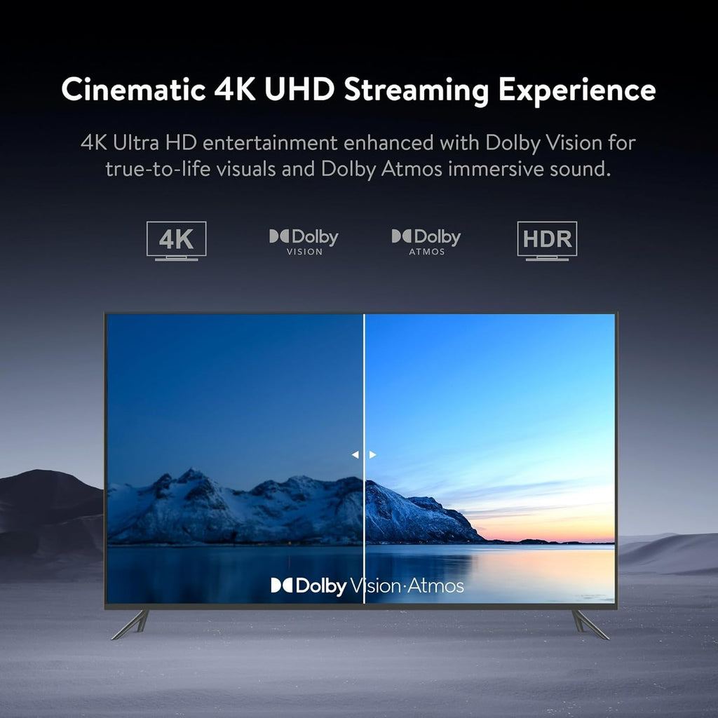 IT'S BRAZILIAN onn 4K Pro Streaming Device, Google TV with Gemini* - Ultra-Fast Streaming, Stunning 4K UHD, 32GB Storage, 3GB RAM, Dolby Vision & Atmos, Find My Remote with Backlight, Ethernet Port
