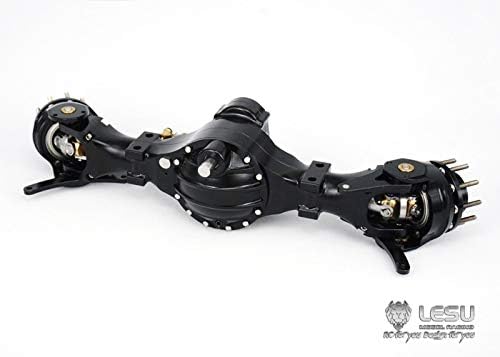 Lesu Metal Front Axle B Differential Lock Rc 1/14 Truck Tractor Tmy Model