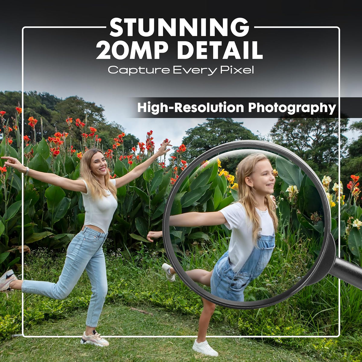 Minolta MN40Z 20MP Digital Camera – 40x Optical Zoom, 1080p FHD Video, 3.0" LCD, Wi-Fi, Face/Smile/Blink Detection – Blue