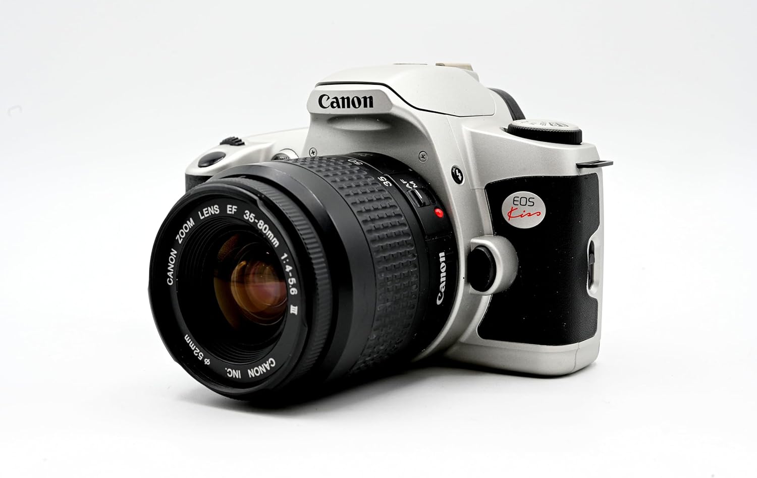 Canon New EOS Kiss (AKA Rebel G in USA/Canada) SLR AF Film Camera With 35-80mm EF Lens (Renewed)