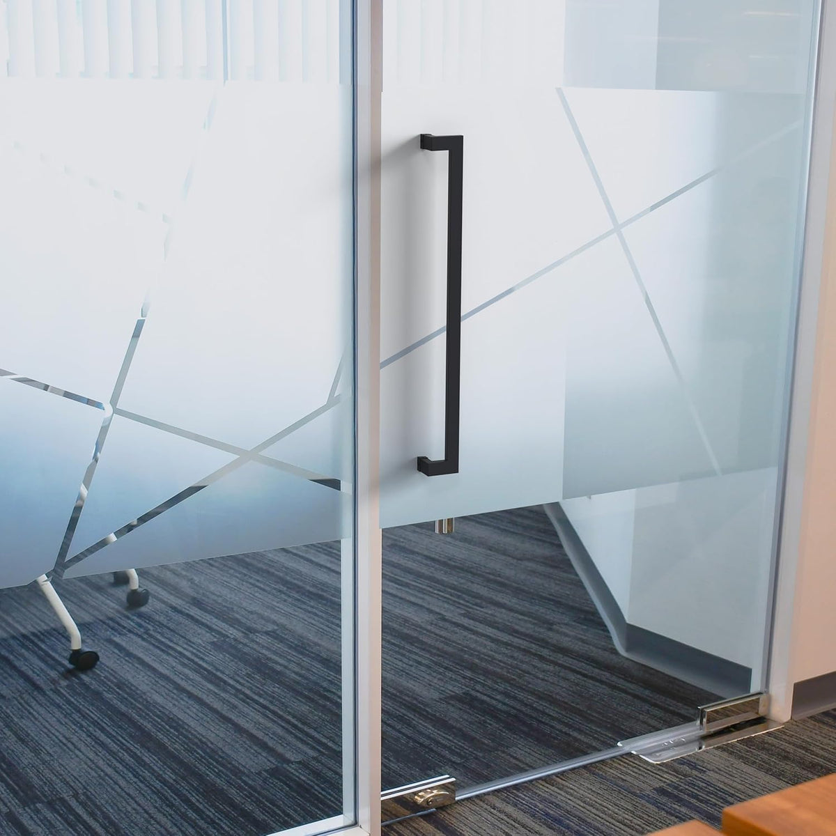 Modern Contemporary Long Stainless Steel Push Pull Door Handle for Home Entrance Glass Shower Wooden Barn & Office Store Shop Doors