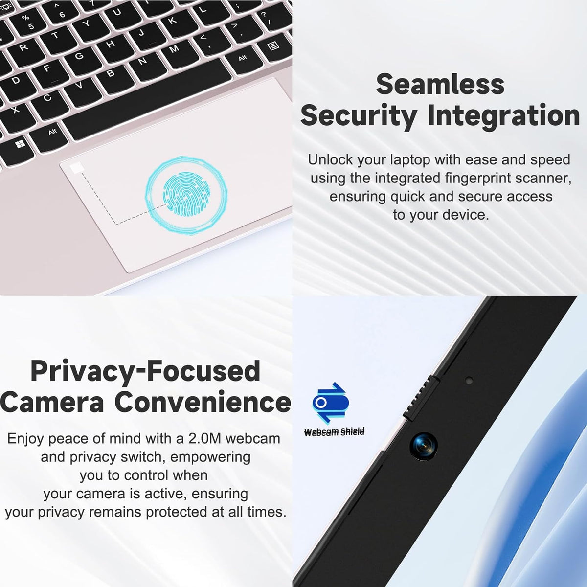 NIMO 15.6" Laptop, Intel 6 Cores I3-1215U 32GB RAM 1TB SSD (Up to 4.4GHz, Beat R5 7520U), 65W Fast PD 180° Viewing Wi-Fi 6 Backlit Keyboard Computer for Business Work Creator Student Study and Home