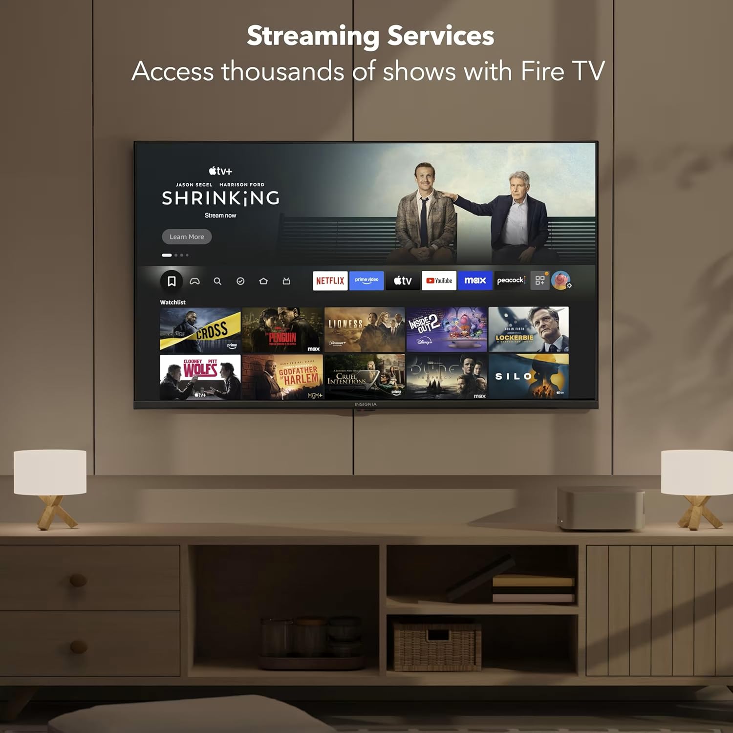 INSIGNIA 50" Class F50 Series LED 4K UHD Smart Fire TV, Voice Remote with Alexa, Stream Live TV Without Cable