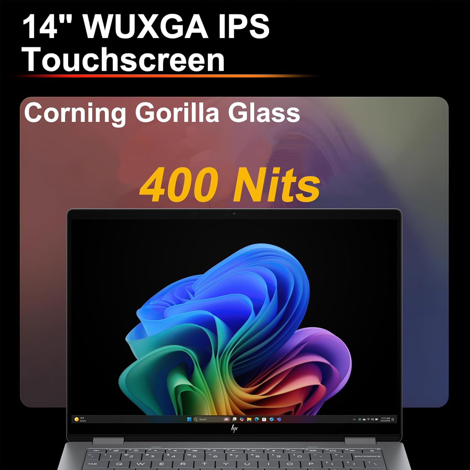 HP OmniBook X Flip 2-in-1 Laptop 14" WUXGA IPS Touch (400nits) AMD 6-core Ryzen AI 5 340 (Up to 50 Tops) 16GB RAM 512GB SSD for Creator Designer Business Professional Win11Pro ICP Hub