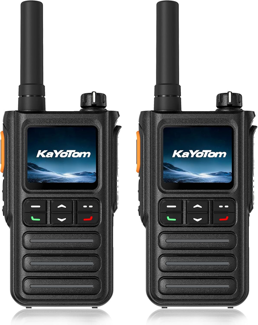 Lifetime Free Rapid GPS Unlimited Range Global Walkie Talkies – Long Range Two Way Radio, IP65 Waterproof, AI Noise Cancellation for Nationwide Outdoor, Logistics, Road Trips & Family (2-Pack)