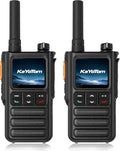 Lifetime Free Rapid GPS Unlimited Range Global Walkie Talkies – Long Range Two Way Radio, IP65 Waterproof, AI Noise Cancellation for Nationwide Outdoor, Logistics, Road Trips & Family (2-Pack)