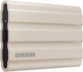 Samsung T7 Shield 2TB, Portable SSD, up to 1050MB/s, USB 3.2 Gen2, Rugged, IP65 Rated, for Photographers, Content Creators and Gaming, External Solid State Drive ‎(MU-PE2T0K/AM, 2022), Beige