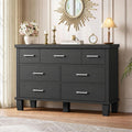 IDEALHOUSE Dresser for Bedroom with 7 Drawers, Storage Chest of Drawers with Metal Handle, Wooden Dresser Organizer for Living Room,Closet,Entryway,Nursery